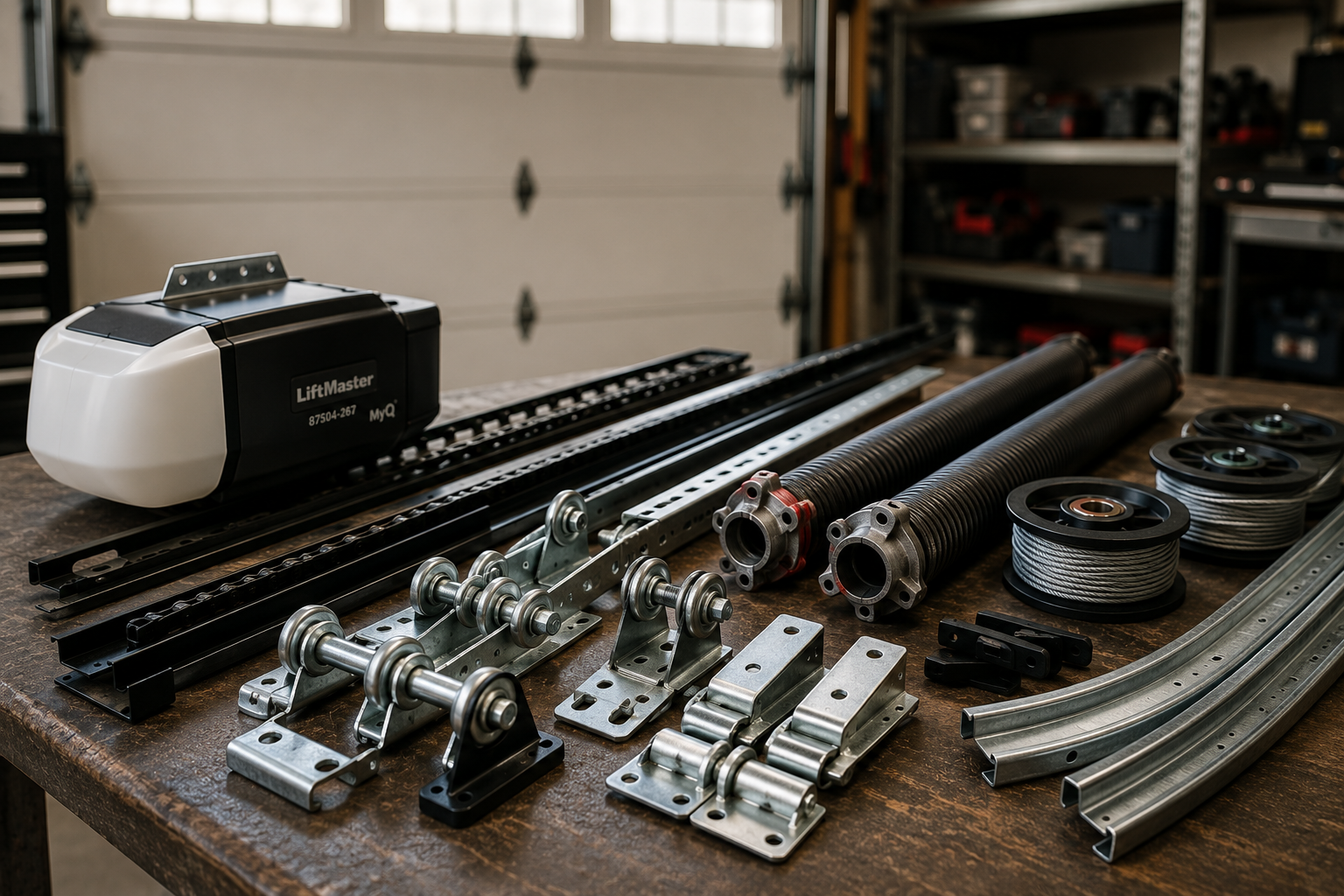 Garage door components and systems in Humble Texas