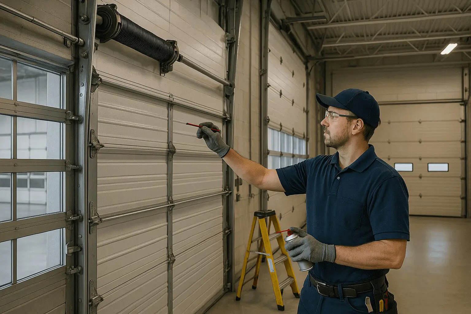 Installing Resilient Commercial Garage Door